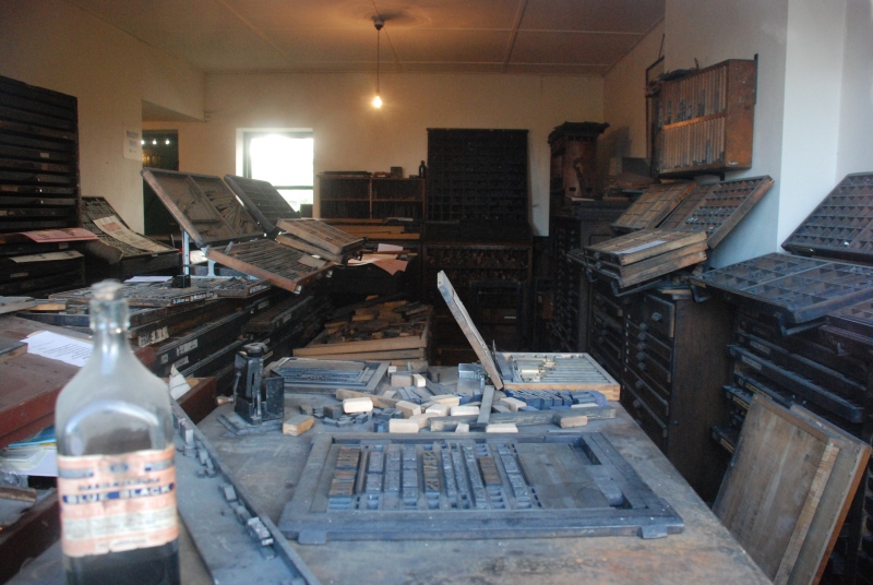 Baird's print shop