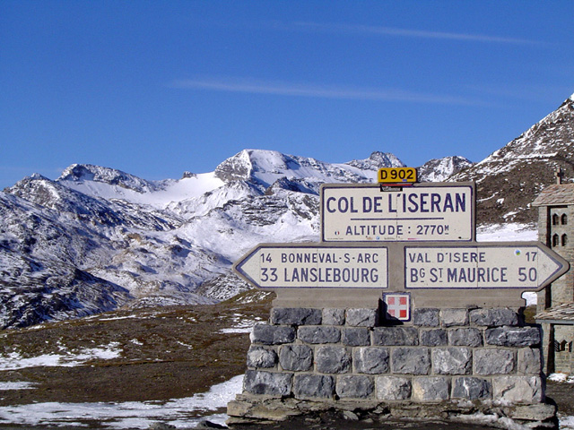 Col de L'Iseran, najvy priesmyk v celch alpch - 2770 mn/m