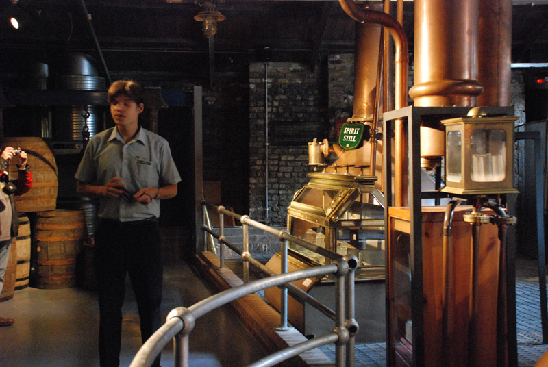 Jameson distillery visit - our guide Radim