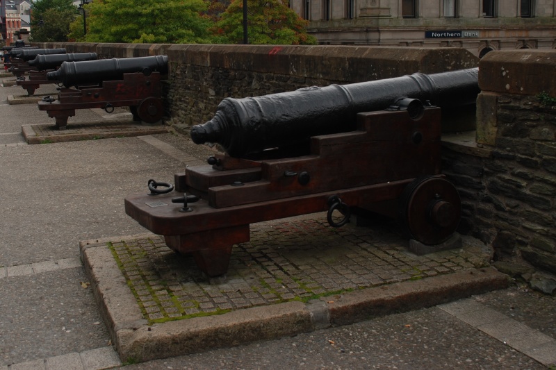 Cannons near Shipquay gate