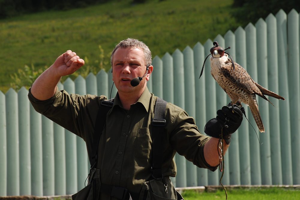 Owl show at Ailwee Cave