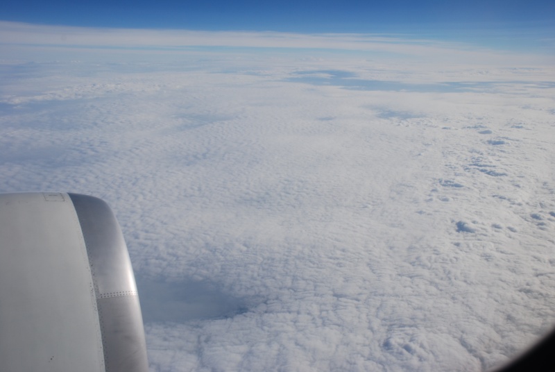 Flying above Ireland